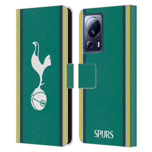 Tottenham Hotspur F.C. 2024/25 Badge Kit Third Leather Book Wallet Case Cover For Xiaomi 13 Lite 5G