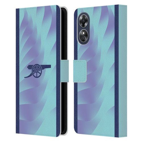 Arsenal FC 2024/25 Kit Third Leather Book Wallet Case Cover For OPPO A17