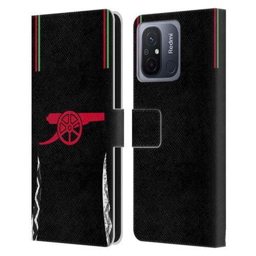 Arsenal FC 2024/25 Kit Away Leather Book Wallet Case Cover For Xiaomi Redmi 12C