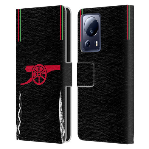 Arsenal FC 2024/25 Kit Away Leather Book Wallet Case Cover For Xiaomi 13 Lite 5G