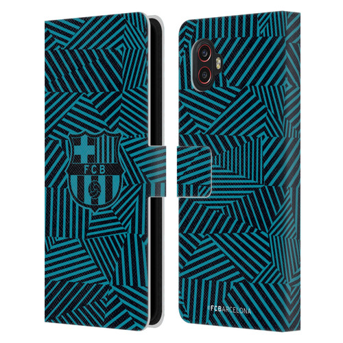 FC Barcelona Crest Black Leather Book Wallet Case Cover For Samsung Galaxy Xcover6 Pro/Pro2