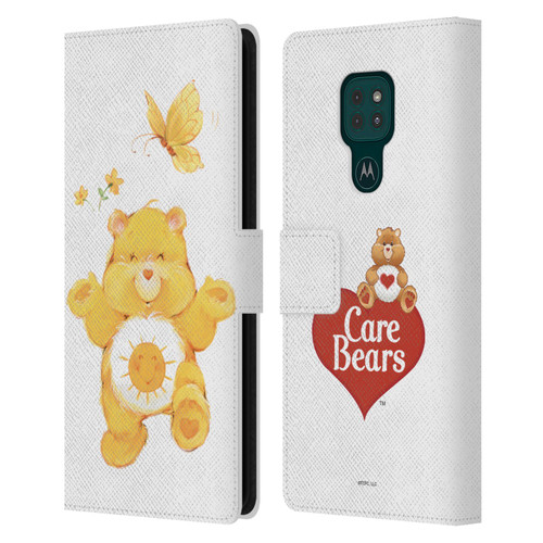 Care Bears Classic Funshine Leather Book Wallet Case Cover For Motorola Moto G9 Play