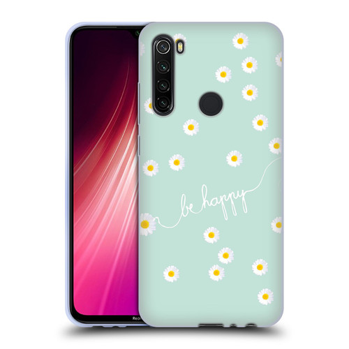 Monika Strigel Happy Daisy Mint Soft Gel Case for Xiaomi Redmi Note 8T