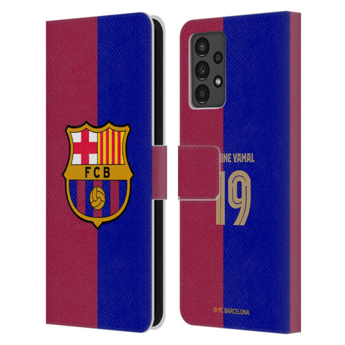 FC Barcelona 2024/25 Players Home Kit Lamine Yamal Leather Book Wallet Case Cover For Samsung Galaxy A13 (2022)