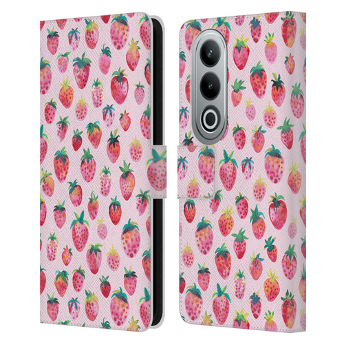 Ninola Mix Patterns Summer Strawberries Leather Book Wallet Case Cover For OPPO OnePlus Ace 3V 5G