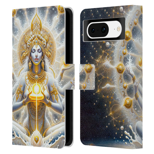 Shambhala Light Visionary Art Ethereal Graphics Goddess Leather Book Wallet Case Cover For Google Pixel 8