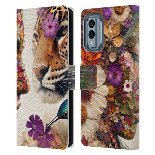 Shambhala Light Visionary Art Ethereal Graphics Flora & Fauna Leather Book Wallet Case Cover For Nokia X30