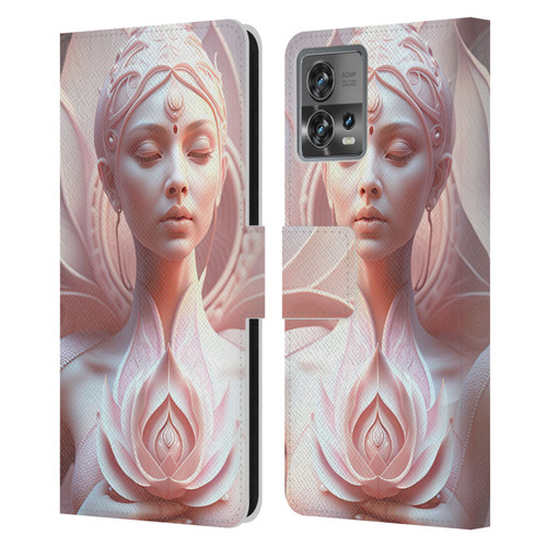 Shambhala Light Visionary Art Ethereal Graphics At Peace Leather Book Wallet Case Cover For Motorola Moto Edge 30 Fusion