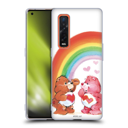 Care Bears Classic Rainbow Soft Gel Case for OPPO Find X2 Pro 5G