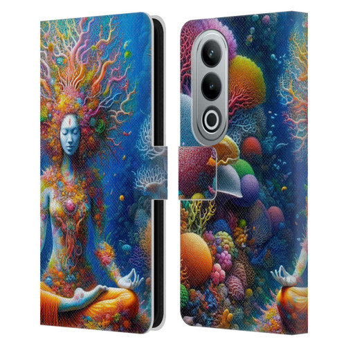 Shambhala Light Visionary Art Ethereal Graphics Colorful Coral Reef Leather Book Wallet Case Cover For OPPO OnePlus Ace 3V 5G