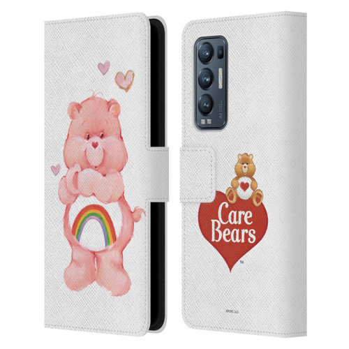 Care Bears Classic Cheer Leather Book Wallet Case Cover For OPPO Find X3 Neo / Reno5 Pro+ 5G
