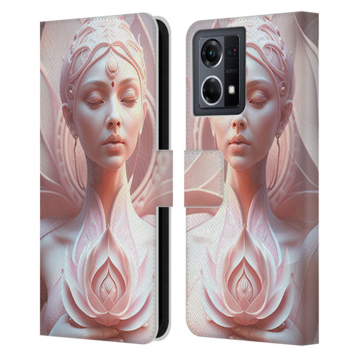 Shambhala Light Visionary Art Ethereal Graphics At Peace Leather Book Wallet Case Cover For OPPO Reno8 4G