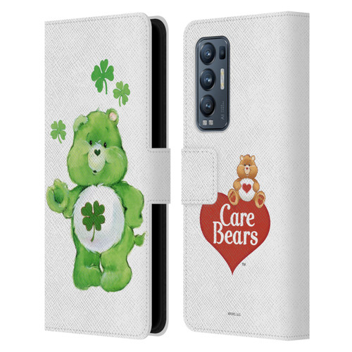 Care Bears Classic Good Luck Leather Book Wallet Case Cover For OPPO Find X3 Neo / Reno5 Pro+ 5G