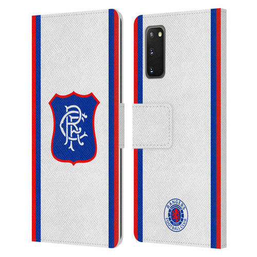 Rangers FC 2024/25 Kit Away Leather Book Wallet Case Cover For Samsung Galaxy S20 / S20 5G