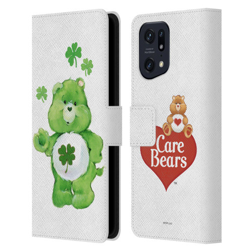 Care Bears Classic Good Luck Leather Book Wallet Case Cover For OPPO Find X5