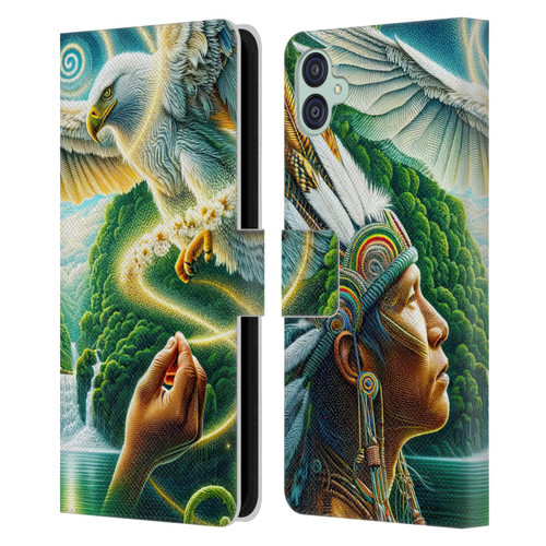 Shambhala Light Visionary Art Ethereal Graphics Daisy Leather Book Wallet Case Cover For Samsung Galaxy M04 5G / A04e