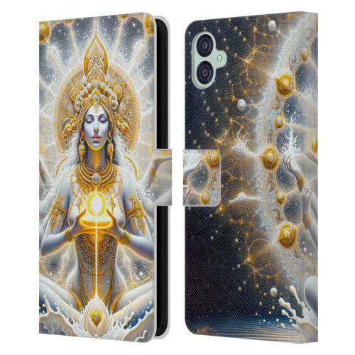 Shambhala Light Visionary Art Ethereal Graphics Goddess Leather Book Wallet Case Cover For Samsung Galaxy M04 5G / A04e