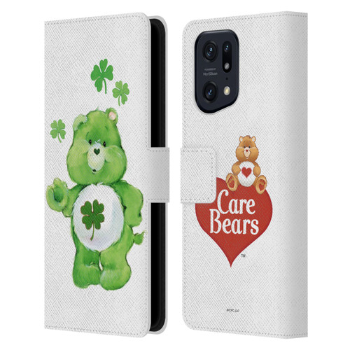 Care Bears Classic Good Luck Leather Book Wallet Case Cover For OPPO Find X5 Pro