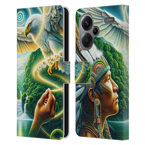 Shambhala Light Visionary Art Ethereal Graphics Daisy Leather Book Wallet Case Cover For Xiaomi Redmi Note 13 Pro Plus 5G