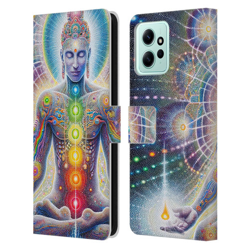 Shambhala Light Visionary Art Ethereal Graphics Chakras Leather Book Wallet Case Cover For Xiaomi Redmi 12