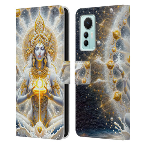 Shambhala Light Visionary Art Ethereal Graphics Goddess Leather Book Wallet Case Cover For Xiaomi 12 Lite