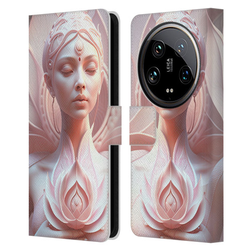 Shambhala Light Visionary Art Ethereal Graphics At Peace Leather Book Wallet Case Cover For Xiaomi 14 Ultra