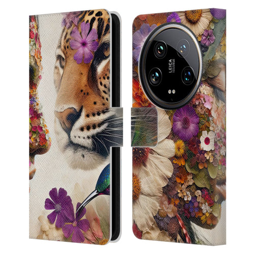 Shambhala Light Visionary Art Ethereal Graphics Flora & Fauna Leather Book Wallet Case Cover For Xiaomi 14 Ultra