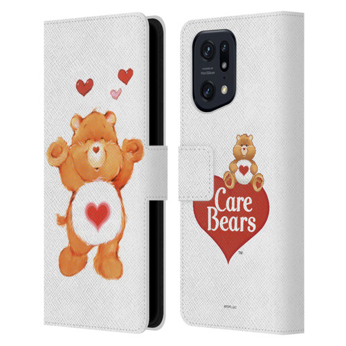 Care Bears Classic Tenderheart Leather Book Wallet Case Cover For OPPO Find X5 Pro