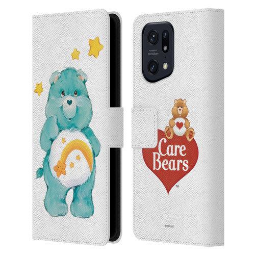 Care Bears Classic Wish Leather Book Wallet Case Cover For OPPO Find X5 Pro