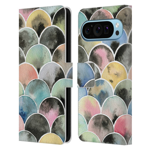 Ninola Colourful Prints Scales Leather Book Wallet Case Cover For Google Pixel 9 / Pixel 9 Pro