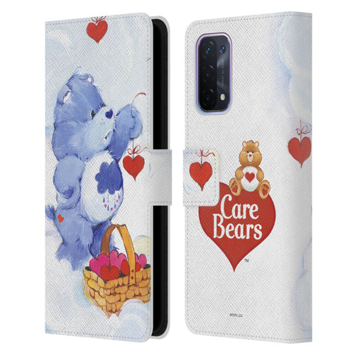 Care Bears Classic Grumpy Leather Book Wallet Case Cover For OPPO A54 5G
