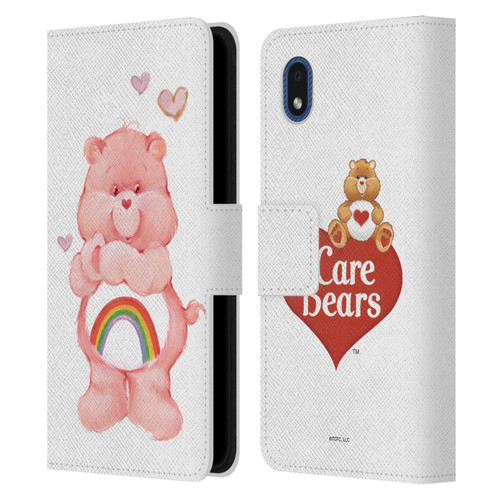 Care Bears Classic Cheer Leather Book Wallet Case Cover For Samsung Galaxy A01 Core (2020)