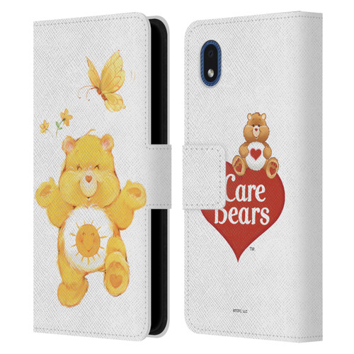 Care Bears Classic Funshine Leather Book Wallet Case Cover For Samsung Galaxy A01 Core (2020)