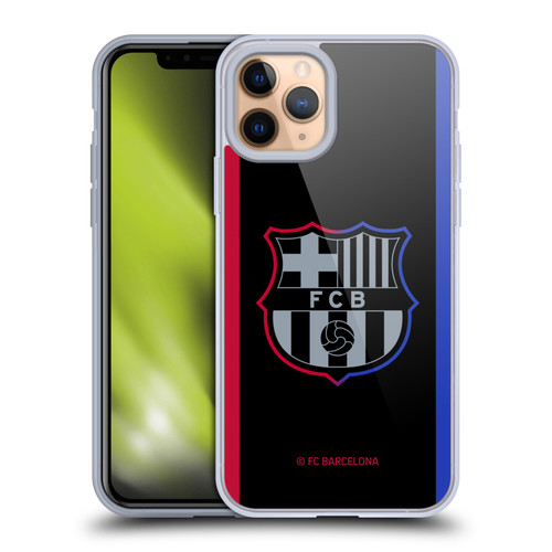 FC Barcelona 2024/25 Crest Kit Away Soft Gel Case for Apple iPhone 11 Pro & MagSafe