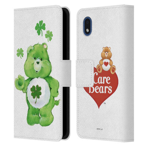 Care Bears Classic Good Luck Leather Book Wallet Case Cover For Samsung Galaxy A01 Core (2020)