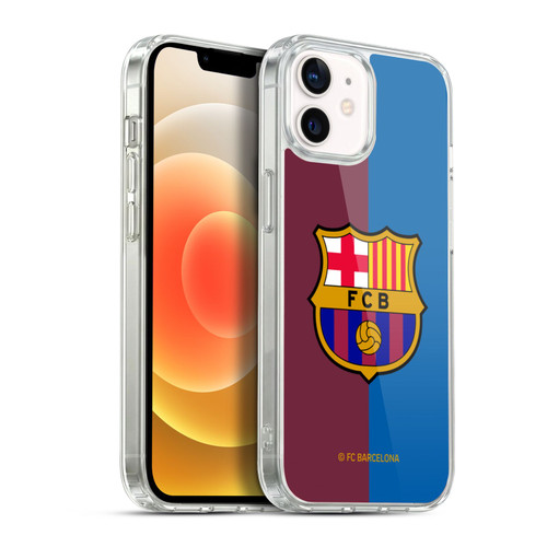 FC Barcelona 2024/25 Crest Kit Home Soft Gel Case for Apple iPhone 12 / iPhone 12 Pro & MagSafe