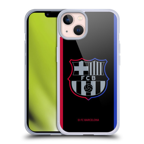 FC Barcelona 2024/25 Crest Kit Away Soft Gel Case for Apple iPhone 13