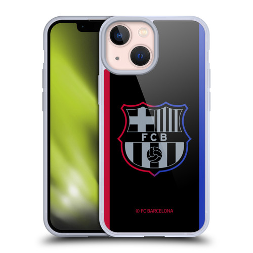 FC Barcelona 2024/25 Crest Kit Away Soft Gel Case for Apple iPhone 13 Mini