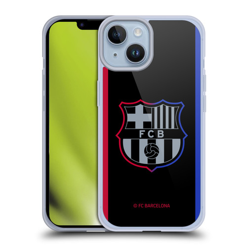 FC Barcelona 2024/25 Crest Kit Away Soft Gel Case for Apple iPhone 14