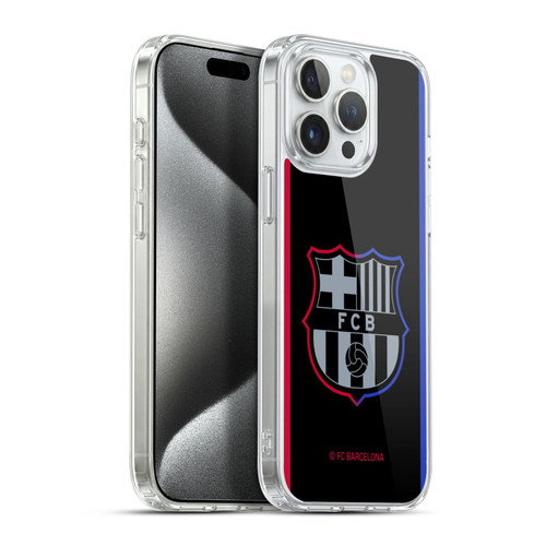 FC Barcelona 2024/25 Crest Kit Away Soft Gel Case for Apple iPhone 15 Pro Max & MagSafe