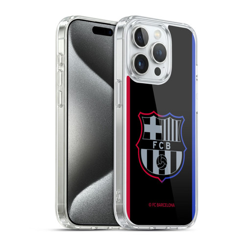 FC Barcelona 2024/25 Crest Kit Away Soft Gel Case for Apple iPhone 15 Pro & MagSafe