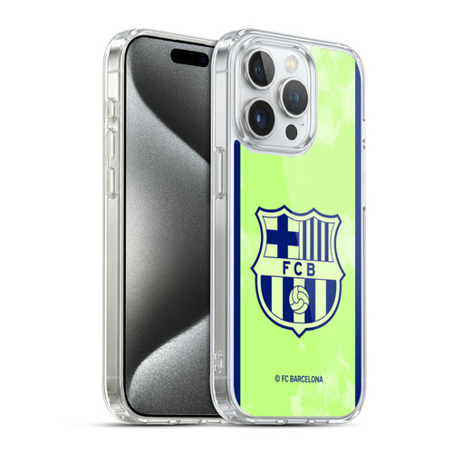 FC Barcelona 2024/25 Crest Kit Third Soft Gel Case for Apple iPhone 15 Pro & MagSafe