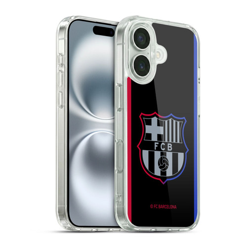 FC Barcelona 2024/25 Crest Kit Away Soft Gel Case for Apple iPhone 16 & MagSafe