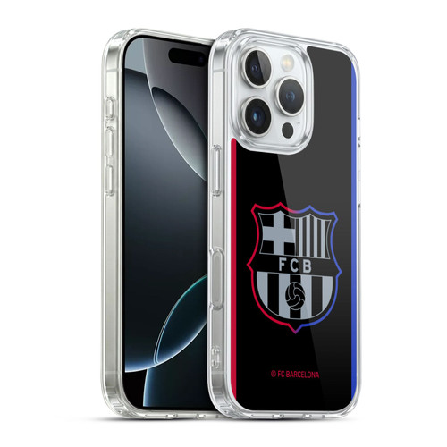 FC Barcelona 2024/25 Crest Kit Away Soft Gel Case for Apple iPhone 16 Pro & MagSafe