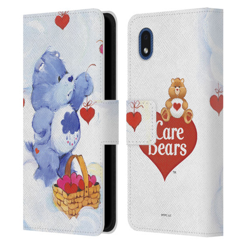 Care Bears Classic Grumpy Leather Book Wallet Case Cover For Samsung Galaxy A01 Core (2020)