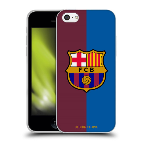 FC Barcelona 2024/25 Crest Kit Home Soft Gel Case for Apple iPhone 5c