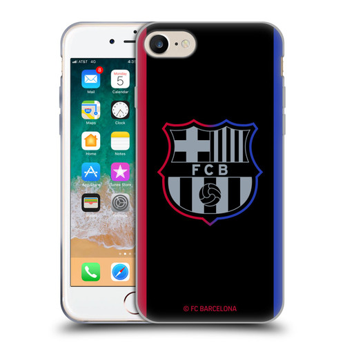 FC Barcelona 2024/25 Crest Kit Away Soft Gel Case for Apple iPhone 7 / 8 / SE 2020 & 2022 & MagSafe