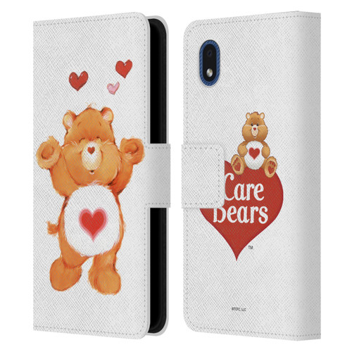 Care Bears Classic Tenderheart Leather Book Wallet Case Cover For Samsung Galaxy A01 Core (2020)