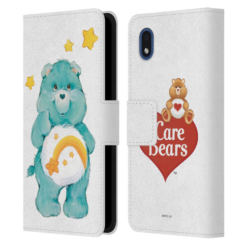 Care Bears Classic Wish Leather Book Wallet Case Cover For Samsung Galaxy A01 Core (2020)