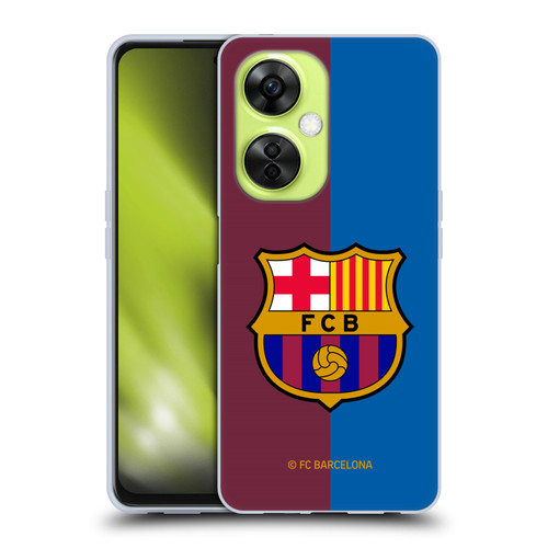 FC Barcelona 2024/25 Crest Kit Home Soft Gel Case for OnePlus Nord CE 3 Lite 5G